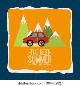 summer vacations design, vector illustration eps10 graphic 