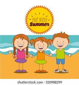 summer vacations design, vector illustration eps10 graphic 