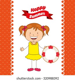 summer vacations design, vector illustration eps10 graphic 