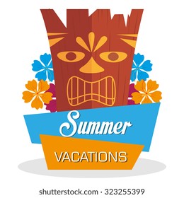 summer vacations design, vector illustration eps10 graphic 