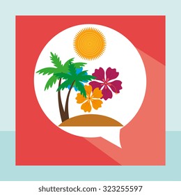 summer vacations design, vector illustration eps10 graphic 