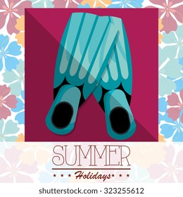 summer vacations design, vector illustration eps10 graphic 