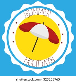 summer vacations design, vector illustration eps10 graphic 