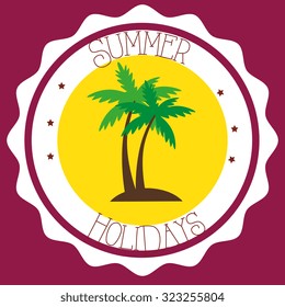 summer vacations design, vector illustration eps10 graphic 
