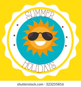 summer vacations design, vector illustration eps10 graphic 