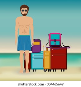 summer vacations design, vector illustration eps10 graphic 