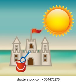 summer vacations design, vector illustration eps10 graphic 