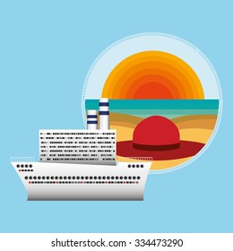 summer vacations design, vector illustration eps10 graphic 