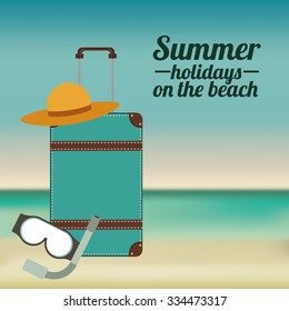 summer vacations design, vector illustration eps10 graphic 