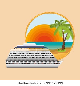 summer vacations design, vector illustration eps10 graphic 