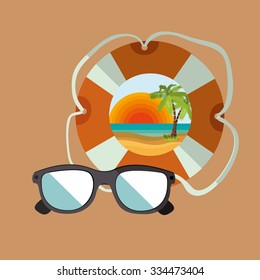summer vacations design, vector illustration eps10 graphic 