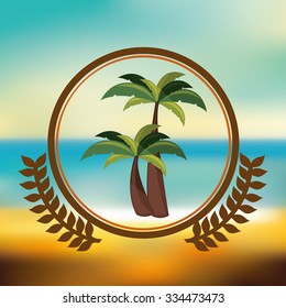 summer vacations design, vector illustration eps10 graphic 