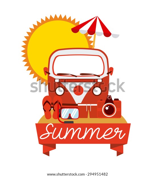 summer vacations design, vector illustration eps10\
graphic 