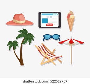summer vacations holiday poster