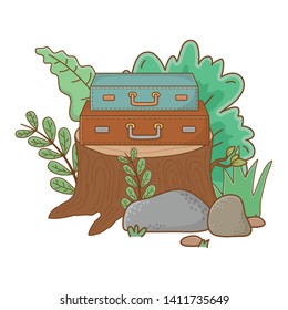 summer vacations holidays time cartoon