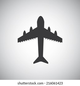 summer vacations over gray background vector illustration