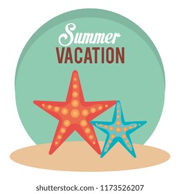 summer vacations with starfish