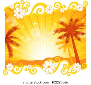 Summer Vector Background