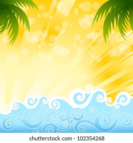 Summer Vector Background