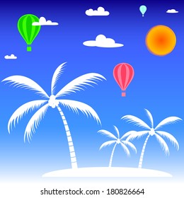 summer vector background