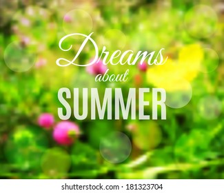 Summer vector background