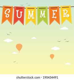 Summer. Vector Background