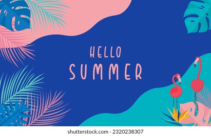 summer vector background.holiday concepts. suitable for card or poster