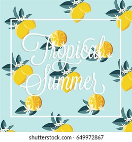 Summer vector card