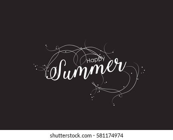 summer vector element ,summer sale flyer , party flyer .