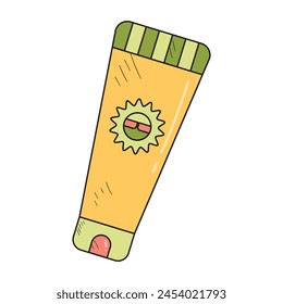 Icono de Vector de verano para pegatina. Elementos de colección para vacaciones de verano y fiesta. Ilustración vectorial