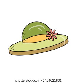 Icono de Vector de verano para pegatina. Elementos de colección para vacaciones de verano y fiesta. Ilustración vectorial