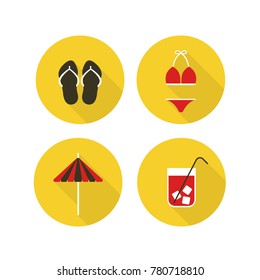 summer vector icons