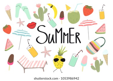 Summer vector illustration