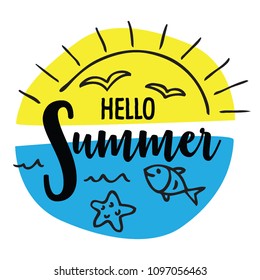 Summer vector illustration