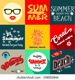  summer vector illustration