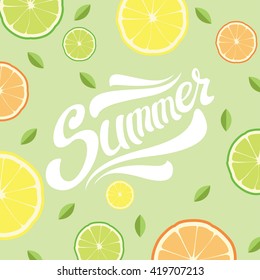 Summer vector illustration.