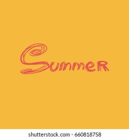 Summer, vector illustration