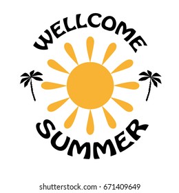 Summer vector illustration