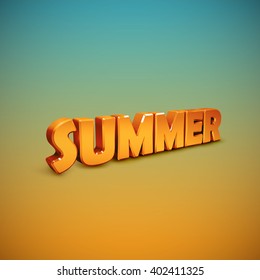 35,268 3d summer font Images, Stock Photos & Vectors | Shutterstock