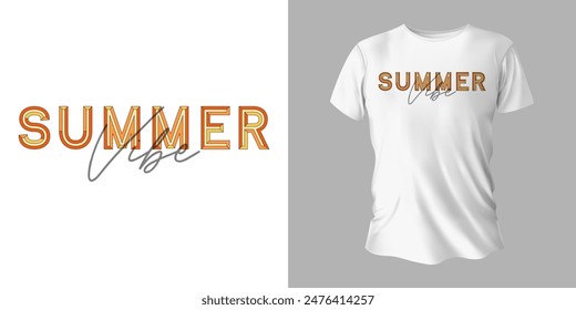 SUMMER VIBE T-SHIRT DESIGN ILLUSTRATION, PREMIUM QUALITY