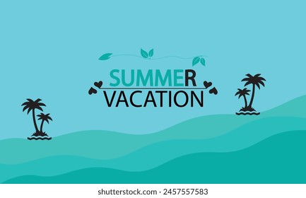 Summer Vibe Typography for Your Vacation Graphic design