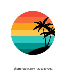 summer vibe vector design banner