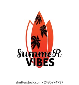 summer vibes. California Ocean Summer vibes holiday tropical beach,  typography retro vintage trendy t-shirt design,