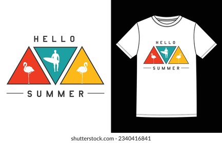 Summer vibes, summer california, Summer surf t-shirt Design vector art