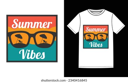 Summer vibes, summer california, Summer surf t-shirt Design vector art