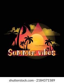 'summer vibes', California', This summer needs ice', Summer 2022' typography graphic for print,t shirt design,vector illustration