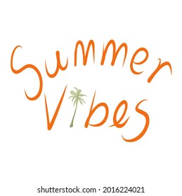 Summer Vibes for design cards, invitations, gift cards, flyers, tee shirts