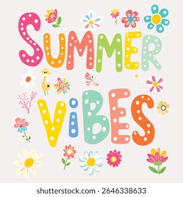 Summer vibes with flower elements