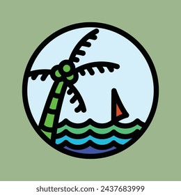 Summer vibes graphic illustration vector art t-shirt design