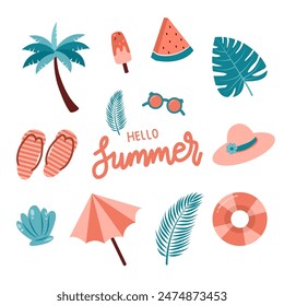 Summer Vibes Graphic Vektorgrafik Kollektion